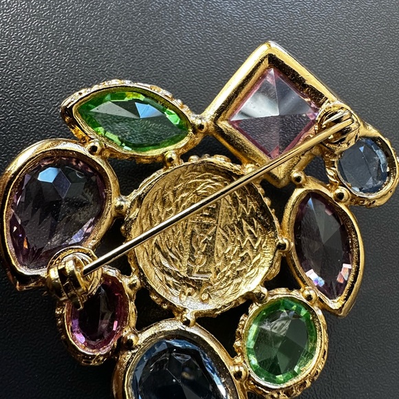 YSL Gripoix Brooch - Picture 3 of 3